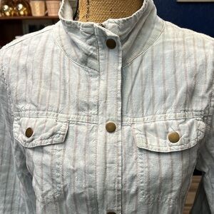 ARTISAN NY 100% LINEN LIGHTWEIGHT JACKET M